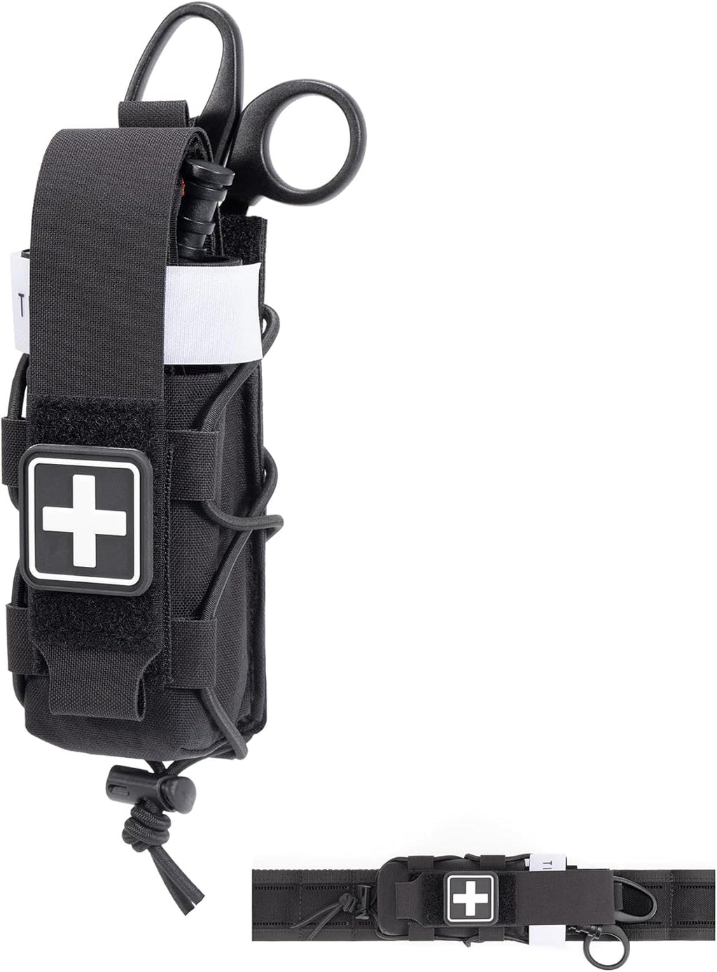 Tactical Tourniquet Holder - Adjustable Molle Pouch for Belt & Vest | Scissor Holster & Utility Tool Storage