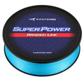 KastKing Superpower Braided Fishing Line, Sky Blue, 15 LB, 300+27 Yds