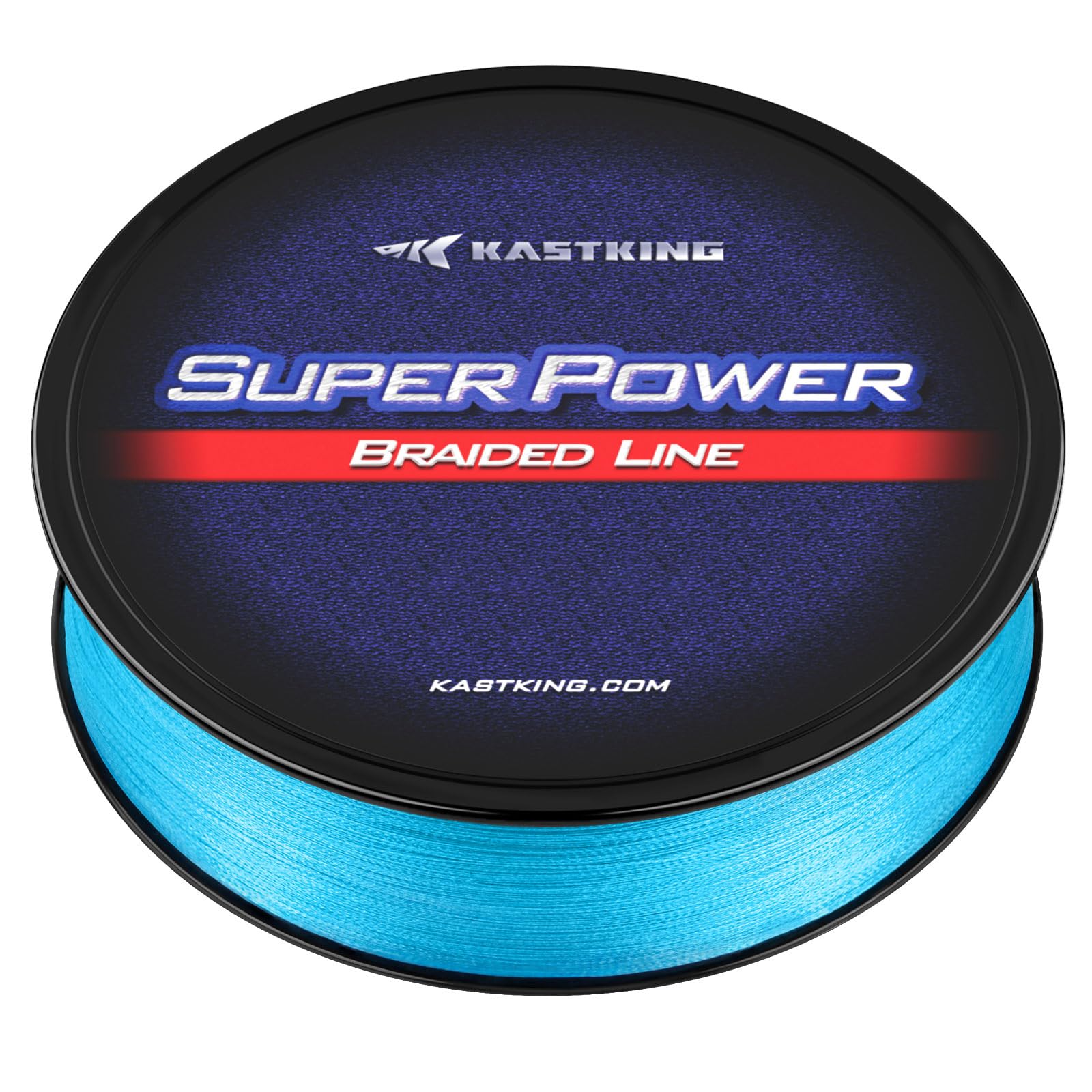 KastKing Superpower Braided Fishing Line, Sky Blue, 15 LB, 300+27 Yds