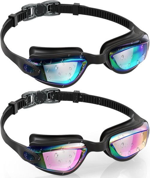 Aegend Swim Goggles for Kids | Anti-Fog & UV Protection | Comfortable Fit for Ages 3-14