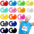 Kingdder Running Bib Clips - 30 Pcs Magnetic Race Number Holders for Runners | Colorful Fasteners