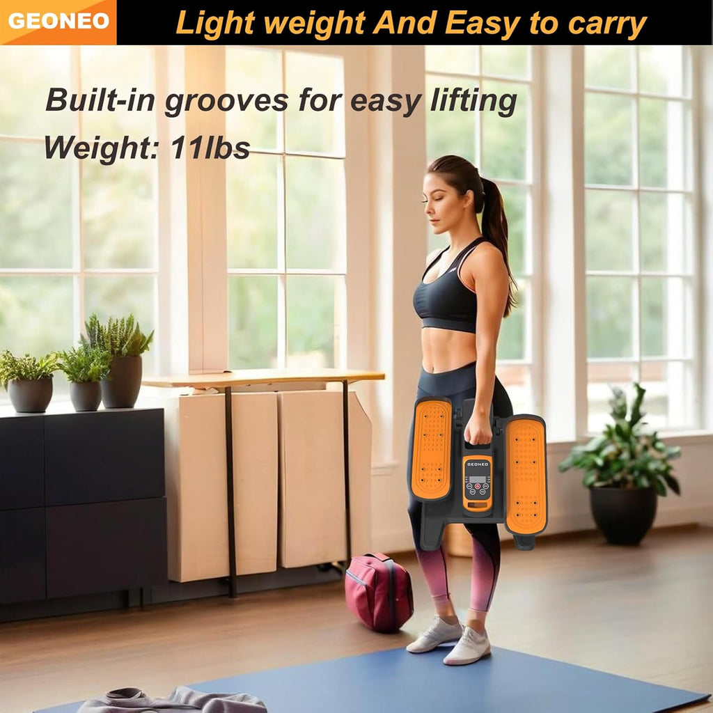 Under Desk Elliptical Machine - Electric Seated Pedal Exerciser for Seniors | Quiet, Compact Design with Remote Control & 12 Speeds