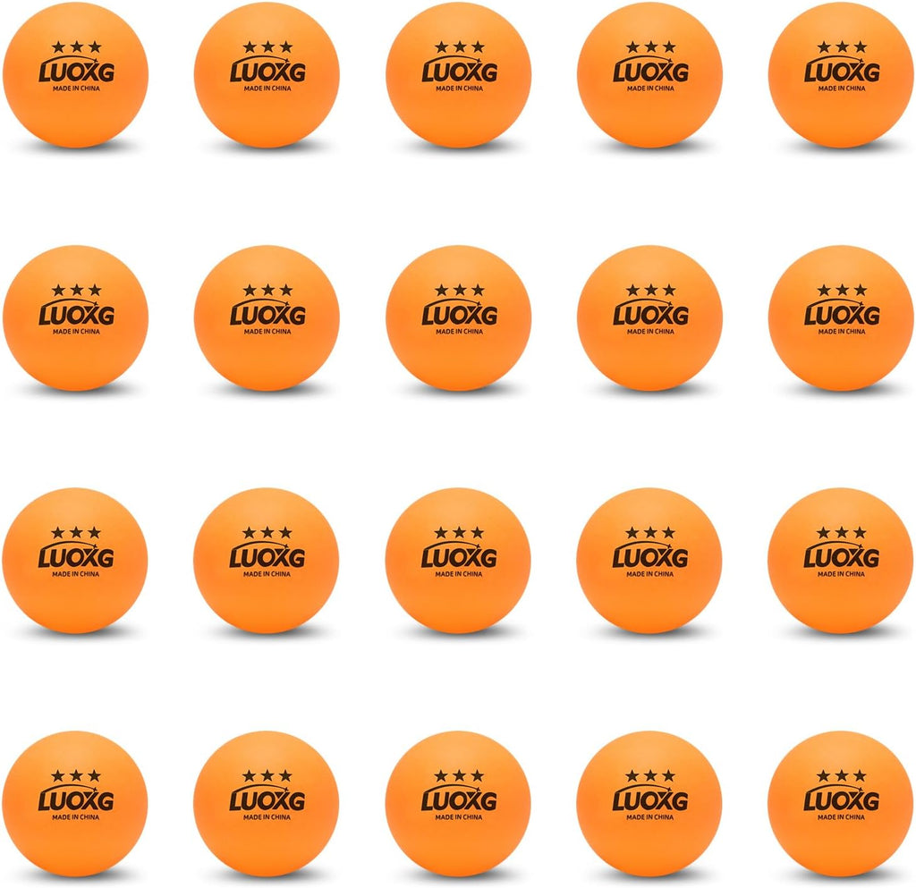 **Regine Switzerland Ping Pong Balls - 20 Pack of 3 Star Orange Table Tennis Balls for All Skill Levels**