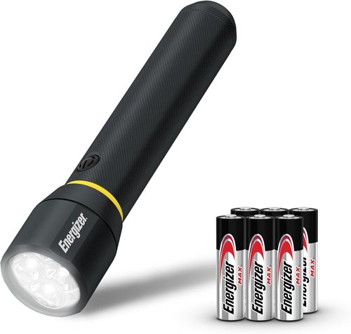Energizer LED Flashlight - Ultra Bright 1000+ Lumens | IPX4 Water Resistant, Rugged Black Design