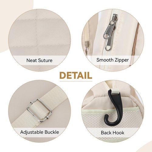 KUANG! Tennis Bag for Women Men Quilted Tennis Crossbody Backpack Tennis Racket Bag Suitable for Pickleball Tennis Badminton