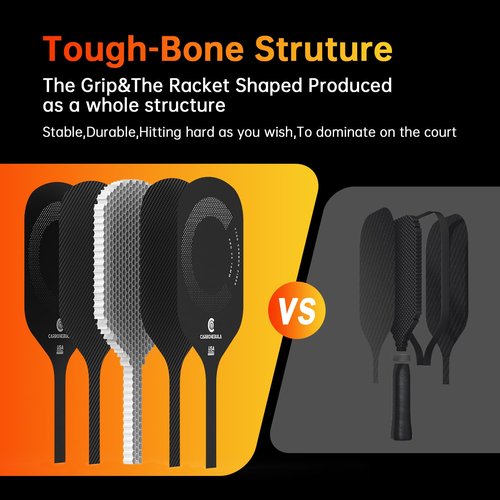 Carbonebula Pro C5 Pickleball Paddles, T700 Carbon Fiber Pickleball Paddle with a 16mm Power Polymer Core, The Pickle Ball Racket Designed for Ultimate Spin & Consistency, USAPA Approved