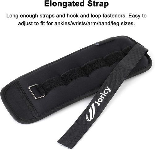 Ankle Weights by [Brand Name] - Adjustable Strength Training Weights for Fitness | 1-20 LBS Options