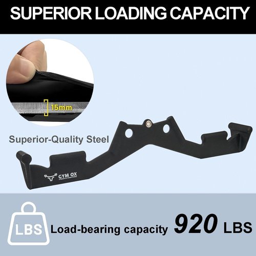 LAT Pull Down Bar, Weight Training Equipment, Gym Cable Machine Attachment (Black)