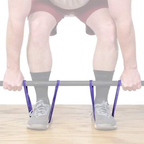 Serious Steel Fitness Short 20" Deadlift Bands (Sold in Pairs) (#1 Purple)