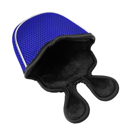 Andux Mallet Cover Golf Putter Head Covers for Center Shaft Putter MT/TG16 Blue, Semicircle