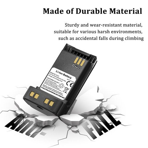 BAOFENG UV-32 Radio Battery 2500mAh Li-ion Battery for UV-32 Walkie Talkie 16.28Wh BC-32UV for Two Way Radio DC7.4V with Screwdriver