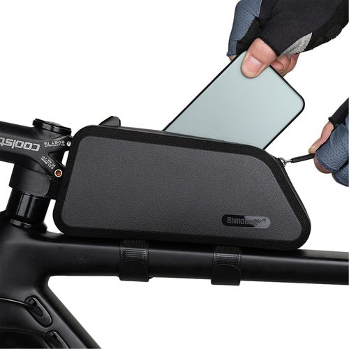 abamita Bike Top Tube Bag Waterproof 1.5L Bike Frame Bag Bikepacking Cycling Tools Storage Bag for MTB Road Bike