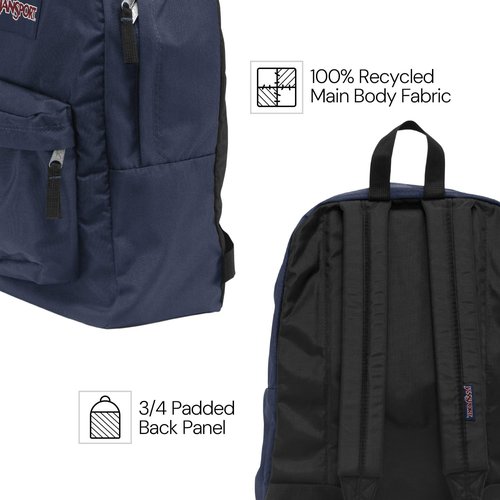 JanSport SuperBreak One Backpack - Durable & Lightweight Bookbag with Organizer Pocket - Premium Quality, Bad Bows Design
