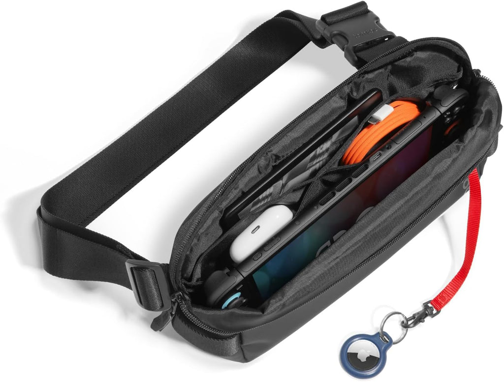 tomtoc Compact EDC Sling Bag - Versatile Design with Extension Strap for Everyday Use