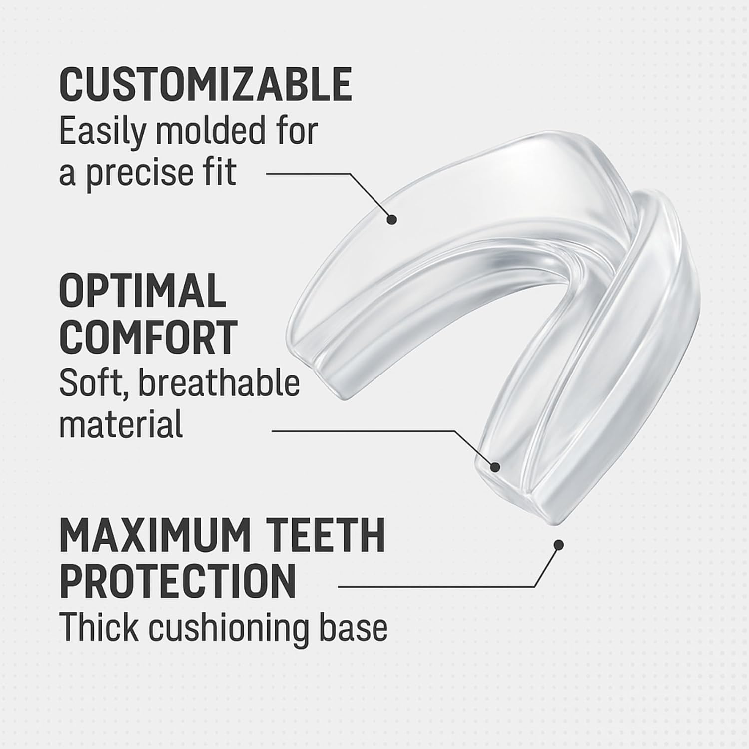 ProDental Sports Mouth Guard - Custom Fit, BPA-Free Mouthguards for Adults & Teens | 2 Pack, Soft & Moldable