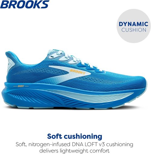 Brooks Men's Ghost 17 Running Shoes - Lightweight Comfort for Neutral Runners | Various Sizes Available