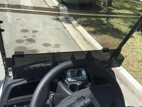 Huskey Golf Cart Baskets Front,One Piece Design Golf Cart Storage Baskets Compatible with I-CON Golf Carts, Sturdy and Larger Compartments.