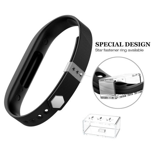 Greeninsync Bands for Flex 2, Replacement for Flex 2 Silicone Sport Wristbands Strap Small with Metal Clasps and Fasteners for Flex 2 Fitness Smart Watch Women Girls 10Pack