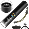 Skiennix Rechargeable Flashlight - 2000 Lumen Super Bright LED with 5 Modes | USB-C Battery Powered for Outdoor Use