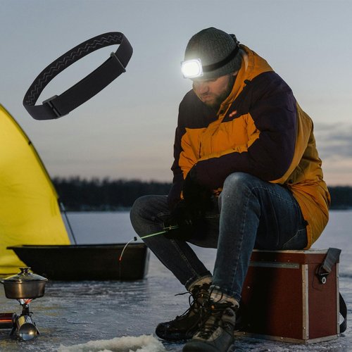 BOXOB Elastic Headlamp Strap, Headlamp Band Replacement Head Lamp Comfort Belt Headlamp Headband Holder Headlamp Accessories Compatible with Black Diamond, Petzl, Princeton Tec, Fenix, Streamlight