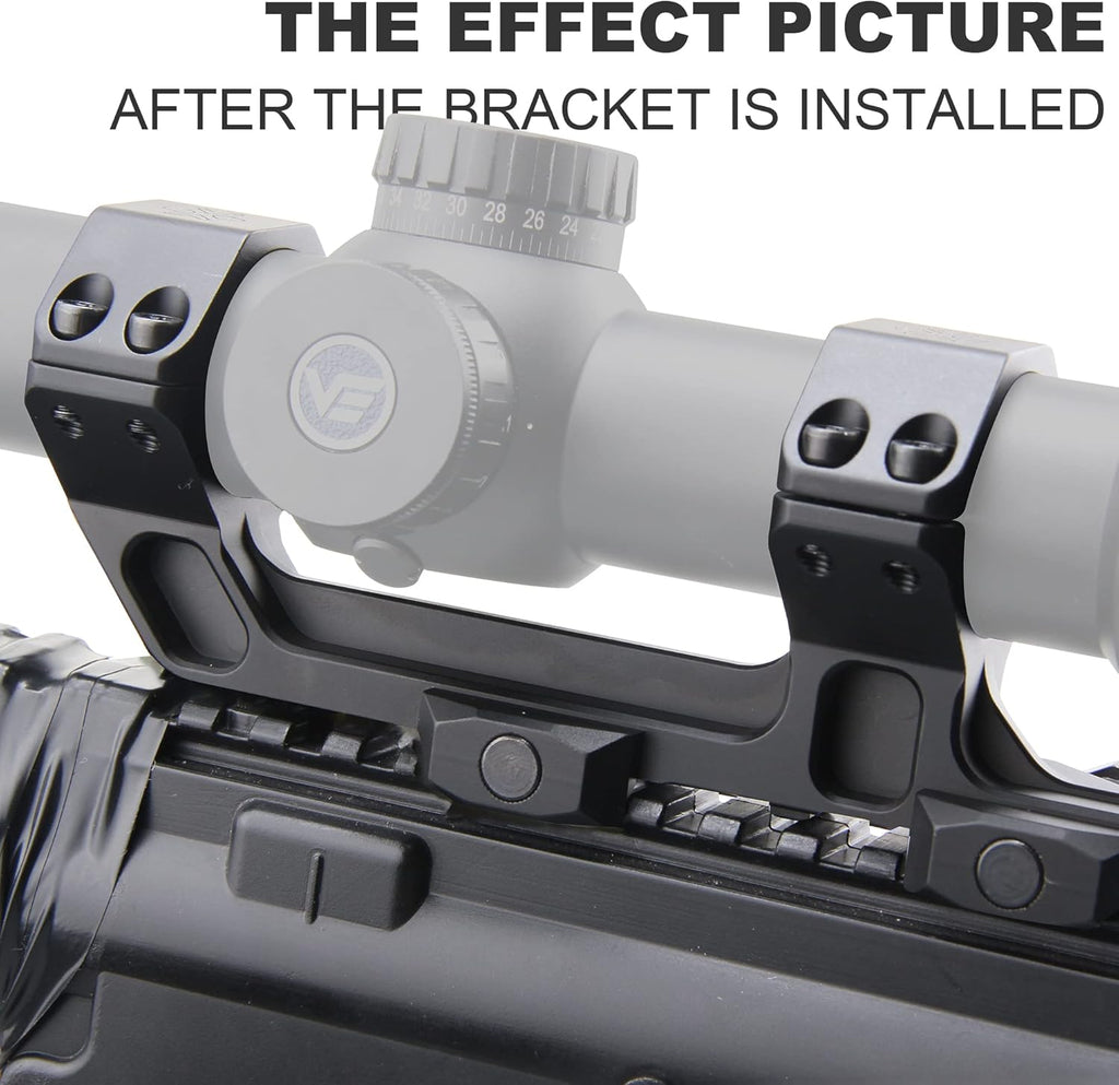 Victoptics 30mm Picatinny Scope Mount - Extended Design for Enhanced Stability and Precision