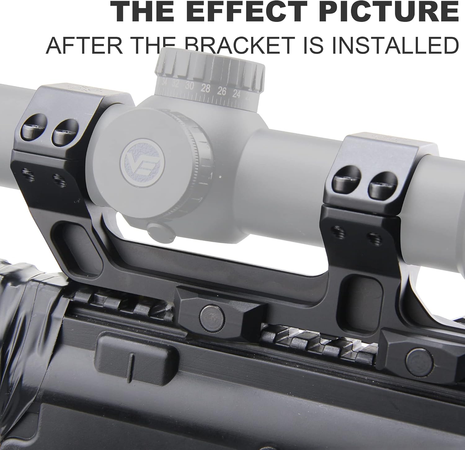 Victoptics 30mm Picatinny Scope Mount - Extended Design for Enhanced Stability and Precision