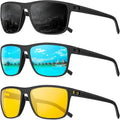 Skiennix Polarized Sunglasses - Lightweight UV Protection for Men | Ideal for Driving, Fishing, Golf