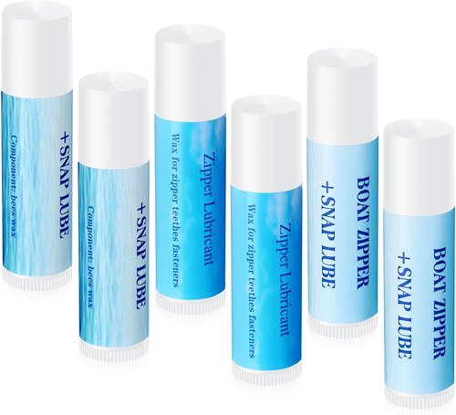 BBTO Snap and Zip Wax | Zipper Lubricant Stick for Boats, Tents, Backpacks & Drysuits
