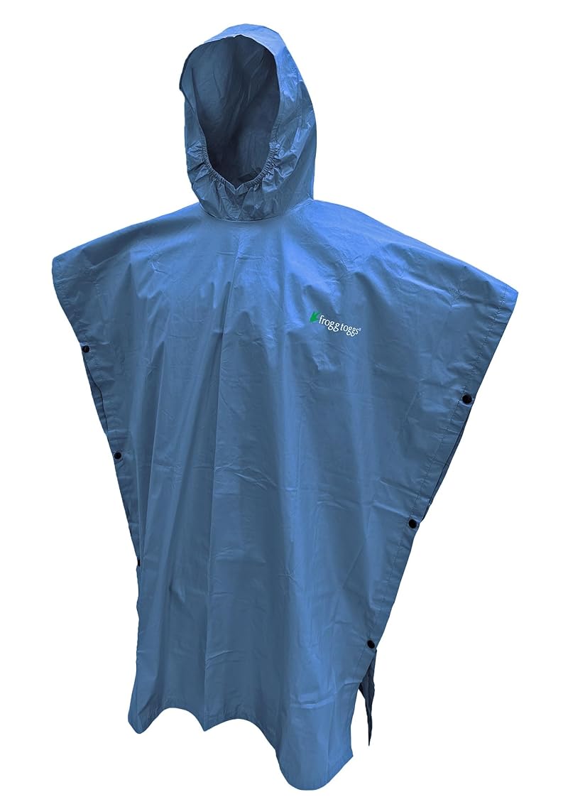 Frogg Toggs Ultra-Lite2 Waterproof Rain Poncho for Youth - Blue (Variation: Blue+Youth)