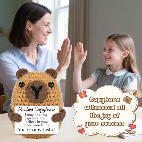 Capybara Mini Plush Toy - Perfect Birthday Gift for Teens & Graduation | Ideal for Moms, Teachers & Dads