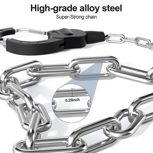 Electric Scooter Lock, Bike Locks High Security with 3 Keys, 36in Heavy Duty Bike Lock Chain for Segway, Ninebot, Razor, Xiaomi and Electric Scooter