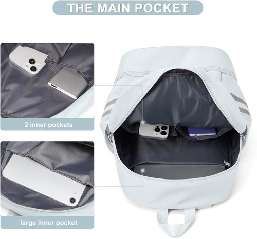 Coofay Gym Backpack for Women - Waterproof Sports Bag with Shoe Compartment | Lightweight Travel Design