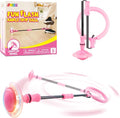 JOYIN Pink Ankle Skip Ball - Flashing Lights Indoor & Outdoor Toy for Kids 3+ | Foldable Sports Gift