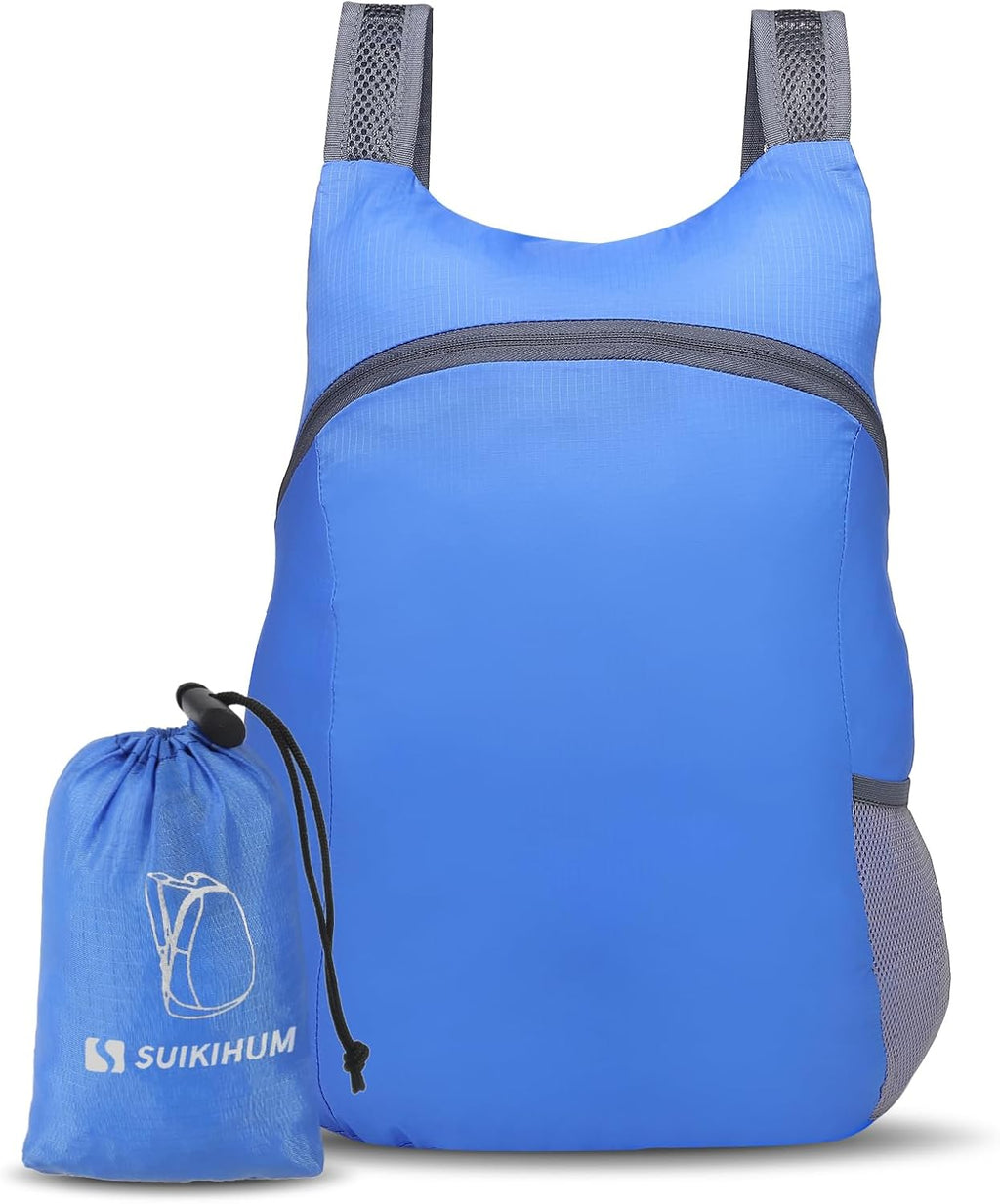 Skiennix 20L Ultra Lightweight Hiking Daypack - Foldable Travel Backpack for Camping & Cycling | Sapphire