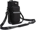 Nuovoware Water Bottle Carrier Bag - Adjustable Neoprene Sleeve with 2 Pockets | Fits 25oz, 40oz, 64oz Bottles