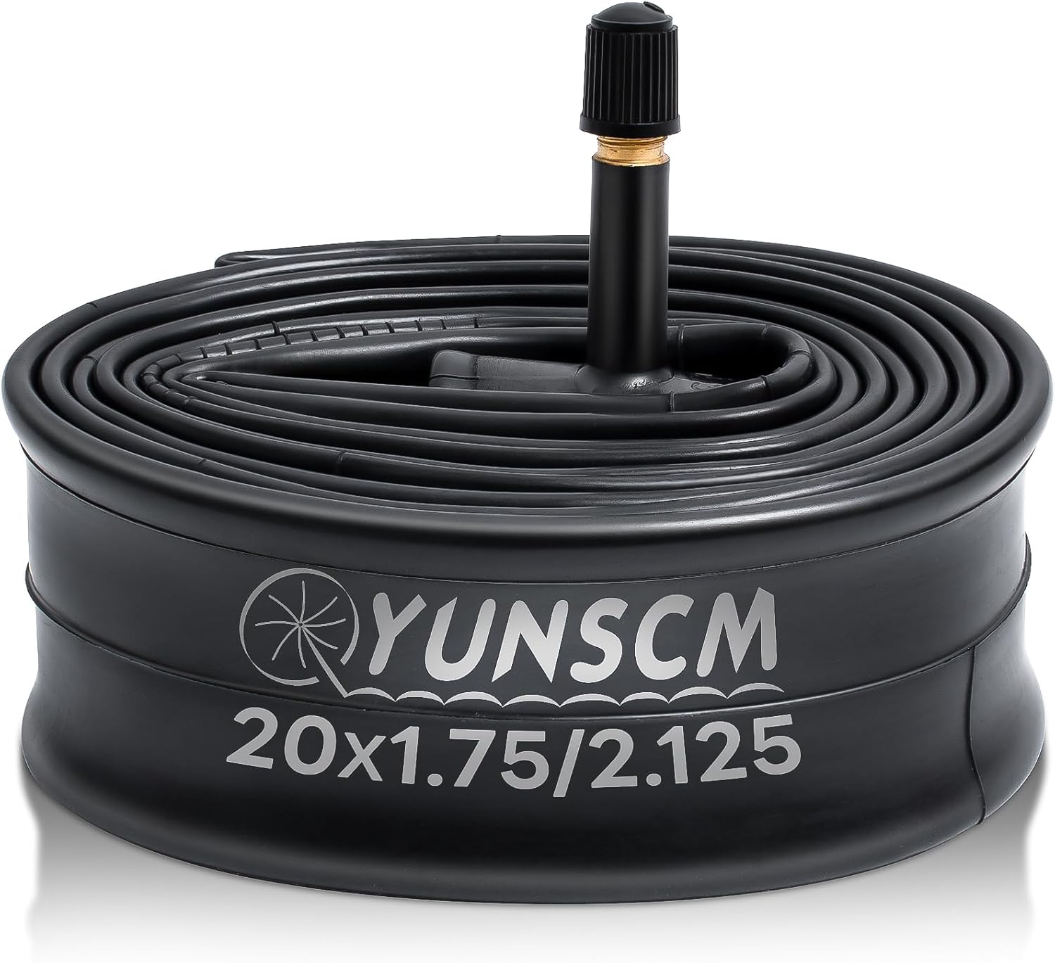 YUNSCM 20" Bike Tube - Compatible with 20x1.75 to 20x2.125 Tires - AV32MM Schrader Valve
