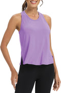 Bestisun Women's Racerback Yoga Tank Top - Split Side Design for Comfortable Workouts