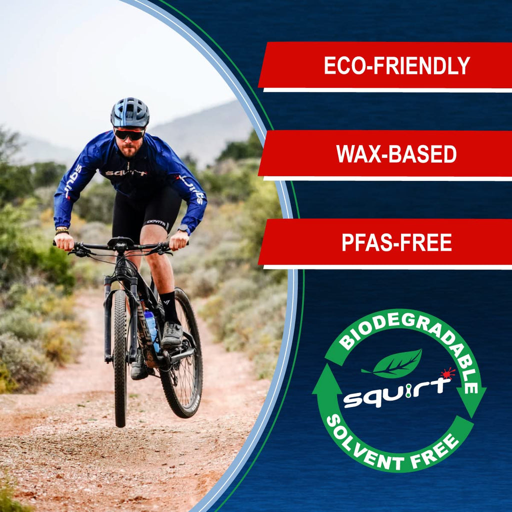 Squirt Chain Lube | Long-Lasting All-Weather Bike Chain Lubricant - 120 ml for Reduced Noise & Chainsuck