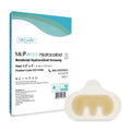 MedVance Hydrocolloid – Bordered Hydrocolloid Adhesive Dressing, Heel/Elbow, 3.5"x5", Box of 5 dressings