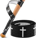 Cross Baseball Bat Grip Tape - 1.75mm Precut Full Adhesive Wraps for Enhanced Thickness & Unique Design