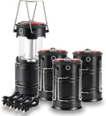 Lichamp Camping Lanterns - Rechargeable & Battery Powered | 4 Modes for Power Outages & Camping