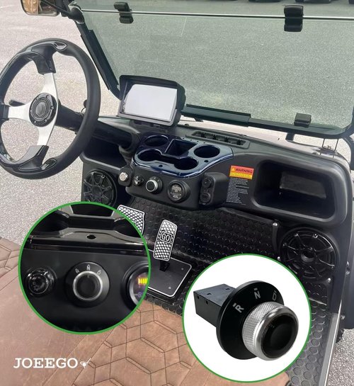 JOEEGO Direction Shifting Switch Assembly Fits for Evolution EV Golf Cart, Replaces OEM# 2.04.0916, DNR FNR Switch