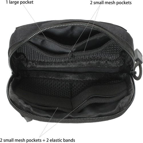 Mini Tactical Belt Pouch by Heavy Duty - Compact Molle Utility Gear for Men | Perfect for Travel & Hiking