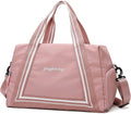 Skiennix Pink Gym Bag - 30L Duffle with Wet Pocket & Shoe Compartment | Ideal for Travel & Sports