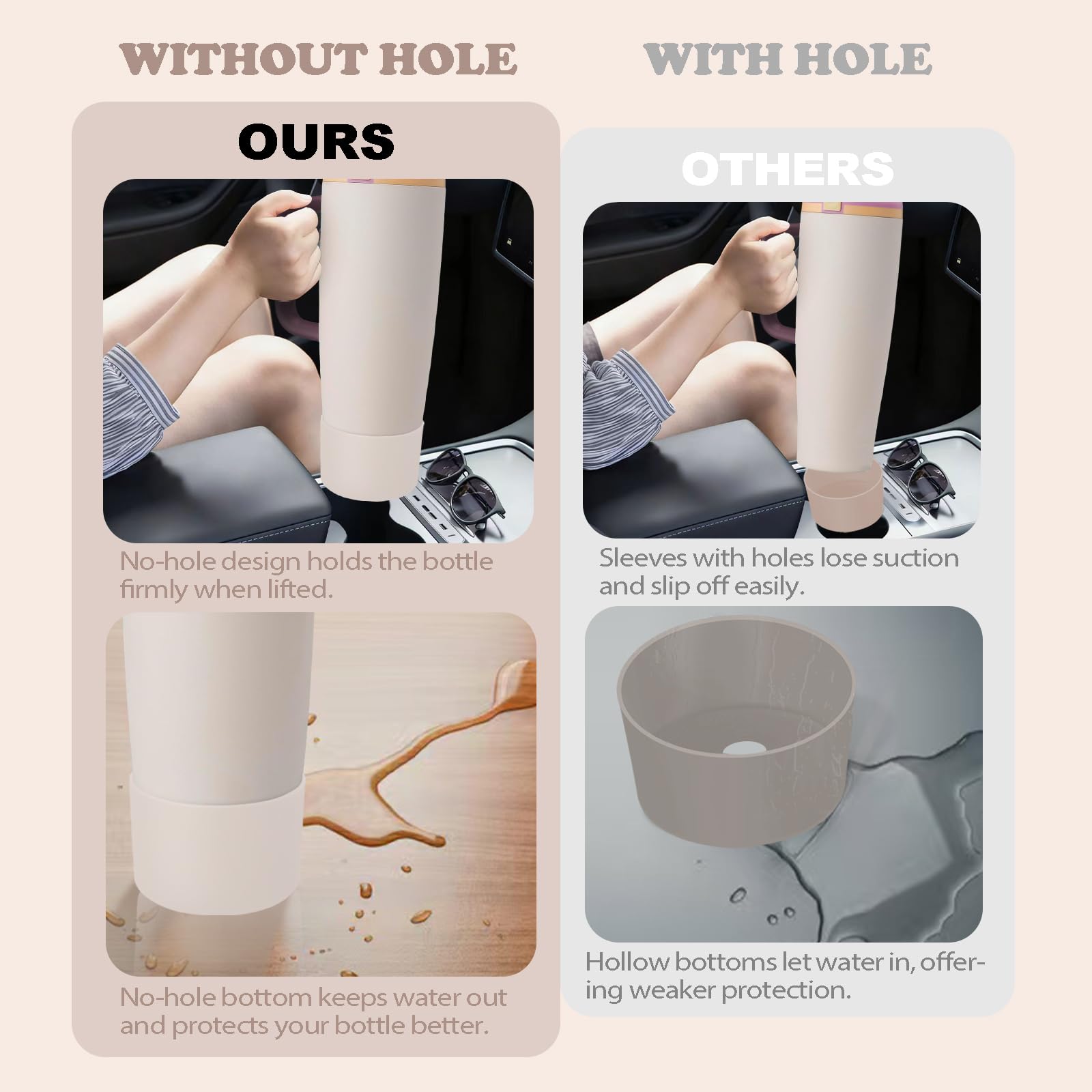 Kaitiaki Silicone Boot for Owala 30oz & 40oz FreeSip Sway Bottles & Tumblers - Non-Slip, Scratch-Resistant, Stability Enhancer, Available in 12 Colors (Daybreak)