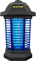 Gootop Bug Zapper - Electric Mosquito Killer with 4200V Power | Indoor/Outdoor Use, Black ABS Plastic