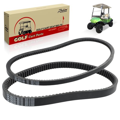 Roykaw Golf Cart Drive Belt Generator Starter Belt Compatible with Yamaha G29 2007-2014 Gas Model, OEM# JW1-G6241-00, JW1-G6241-10, J55-H1173-00, J38-81173-00