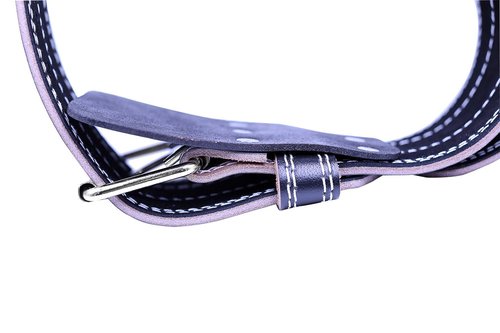 Weight Power Lifting Belt 4” Wide Cobra Grips Premium Genuine Leather Belt for Men & Women Adjustable Weightlifting Back Support (Black, Small 27"-35")