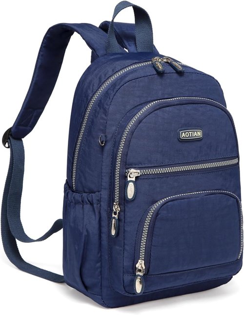 AOTIAN Small Backpack - Durable Lightweight Daypack for Hiking & Travel | Blue Color