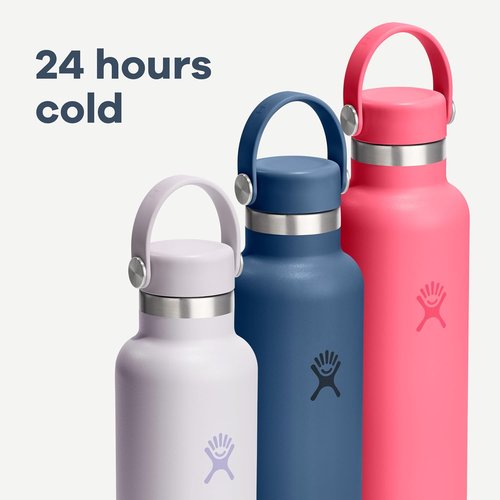 Hydro Flask Water Bottle - Insulated Stainless Steel - Leakproof & Non-Spill | 21 Oz Capri Blue